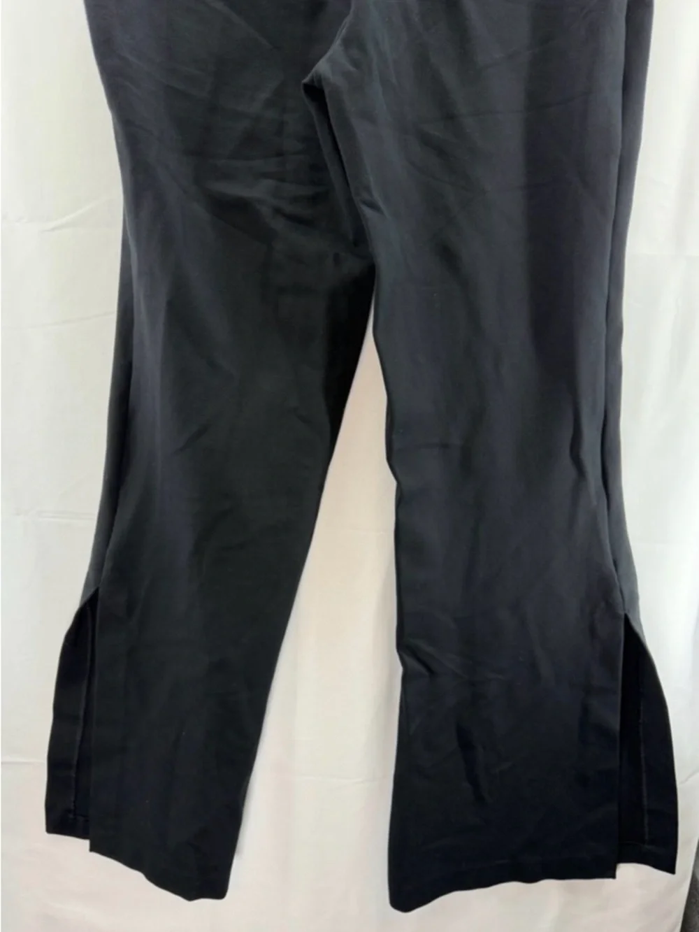 SPANX Black The Perfect Pant Flare Split Leg Pants Size Large Tall - Picture 7 of 10